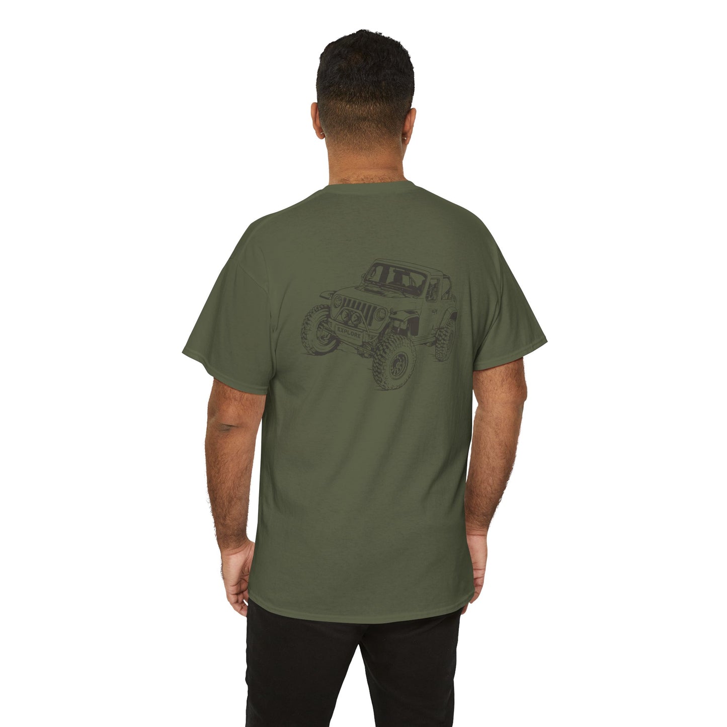 Unisex Cotton Tee - Jeep Lover Design