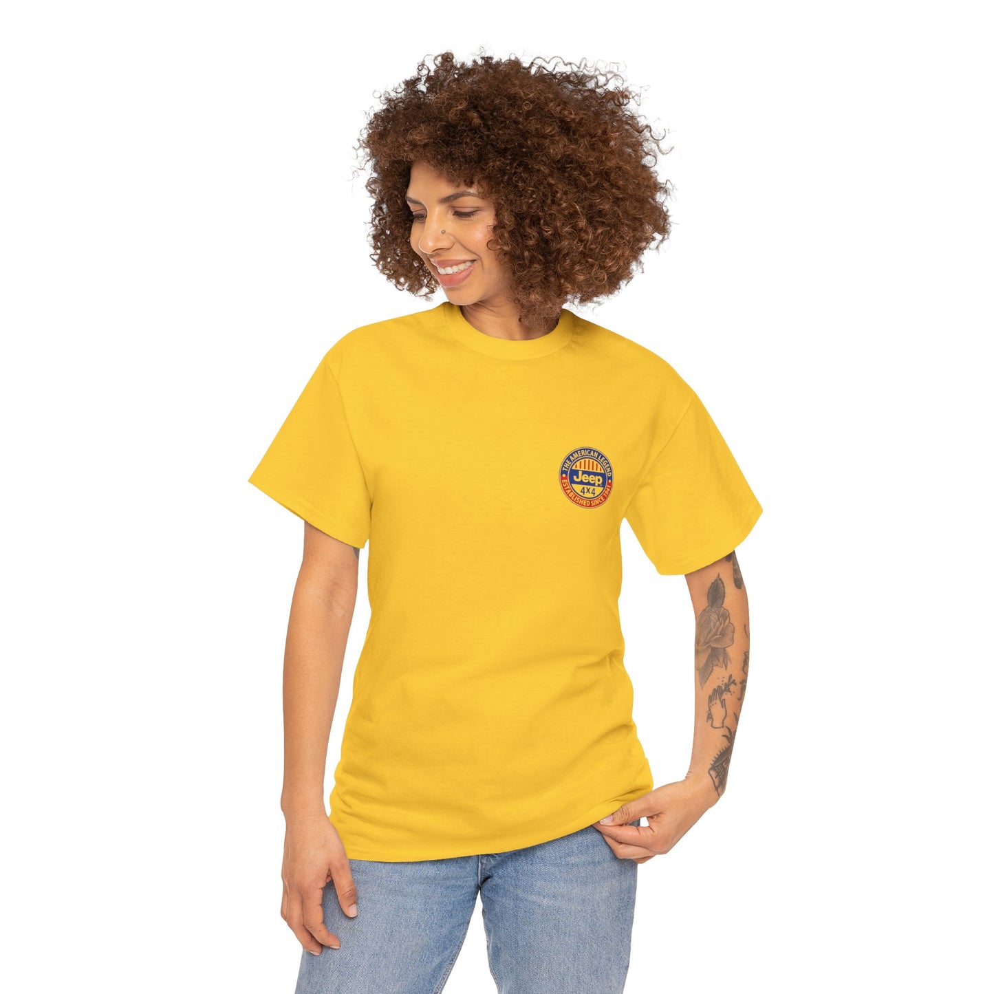 Unisex Cotton Tee - Jeep Lover Design
