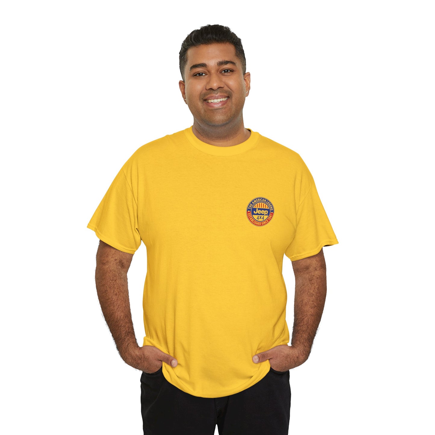 Unisex Cotton Tee - Jeep Lover Design
