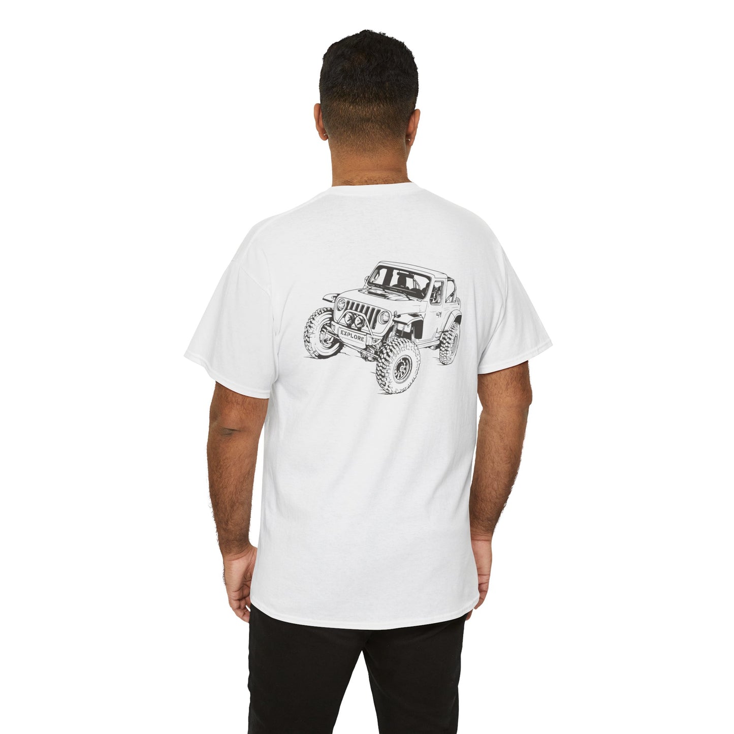Unisex Cotton Tee - Jeep Lover Design