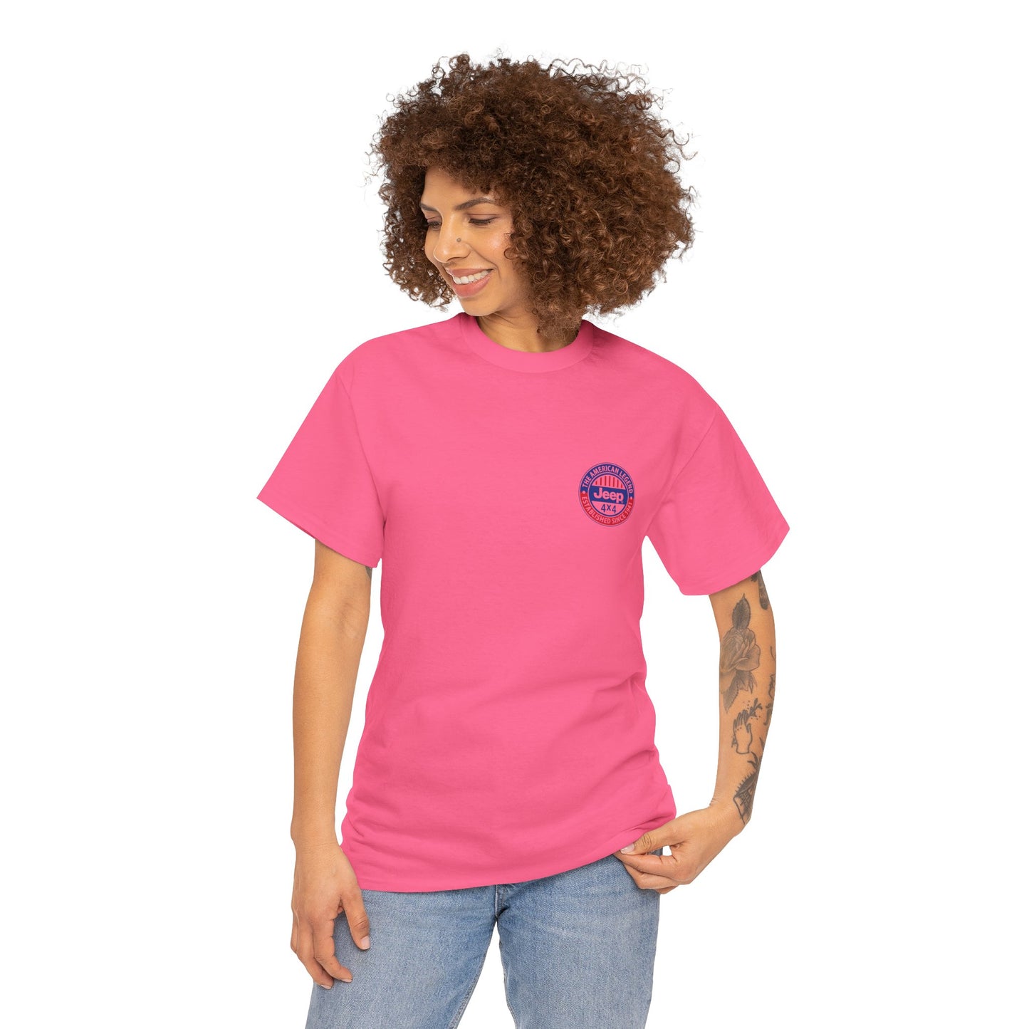 Unisex Cotton Tee - Jeep Lover Design
