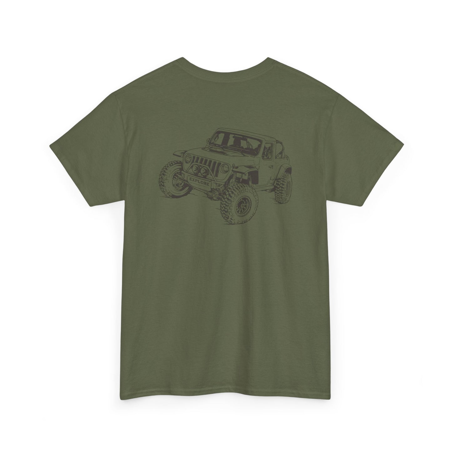 Unisex Cotton Tee - Jeep Lover Design