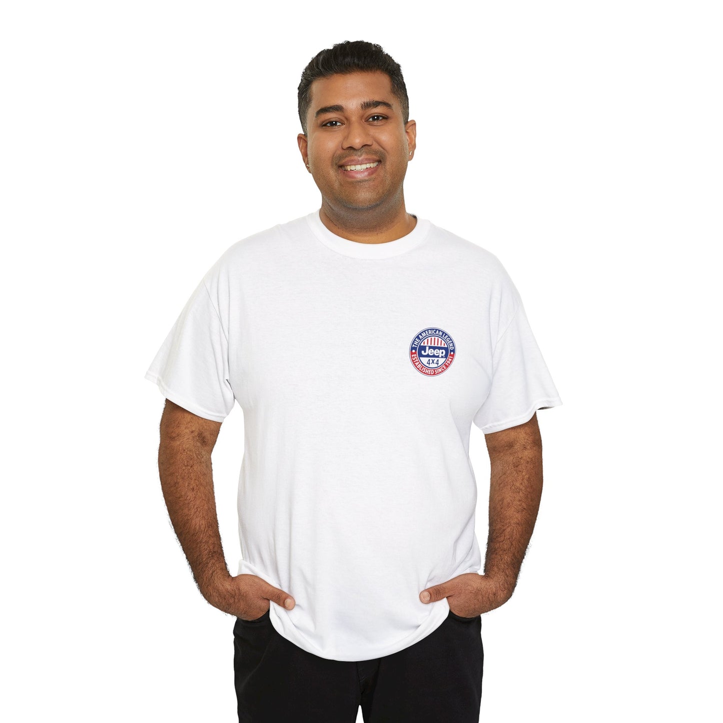 Unisex Cotton Tee - Jeep Lover Design
